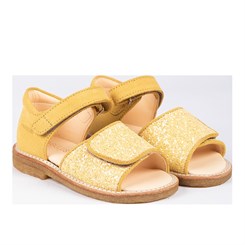 Angulus sandal - Yellow/Pineapple Glitter