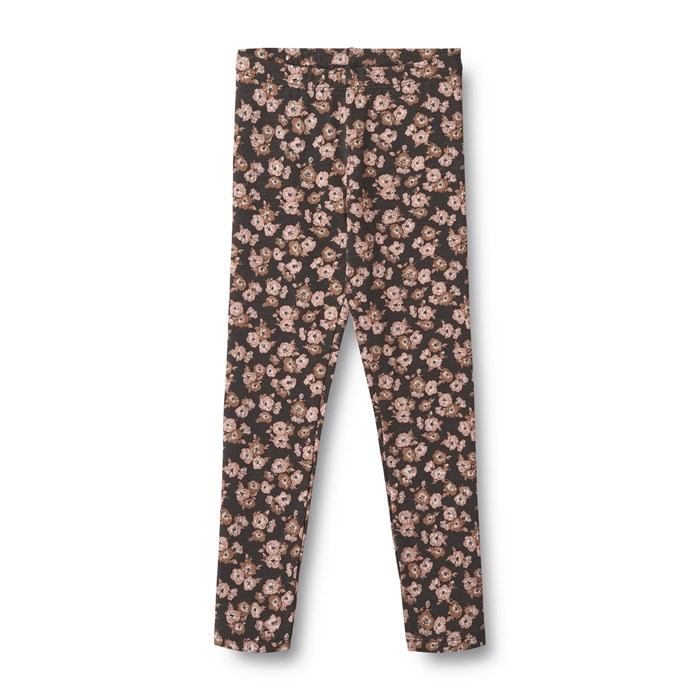 Wheat leggings Jules - Raven anemones