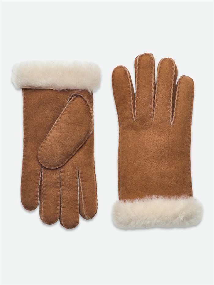 Rosemunde Sydney Shearling gloves - Almond