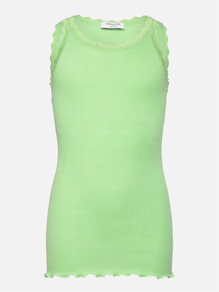 Rosemunde Balta regular w/ lace - Pistachio green