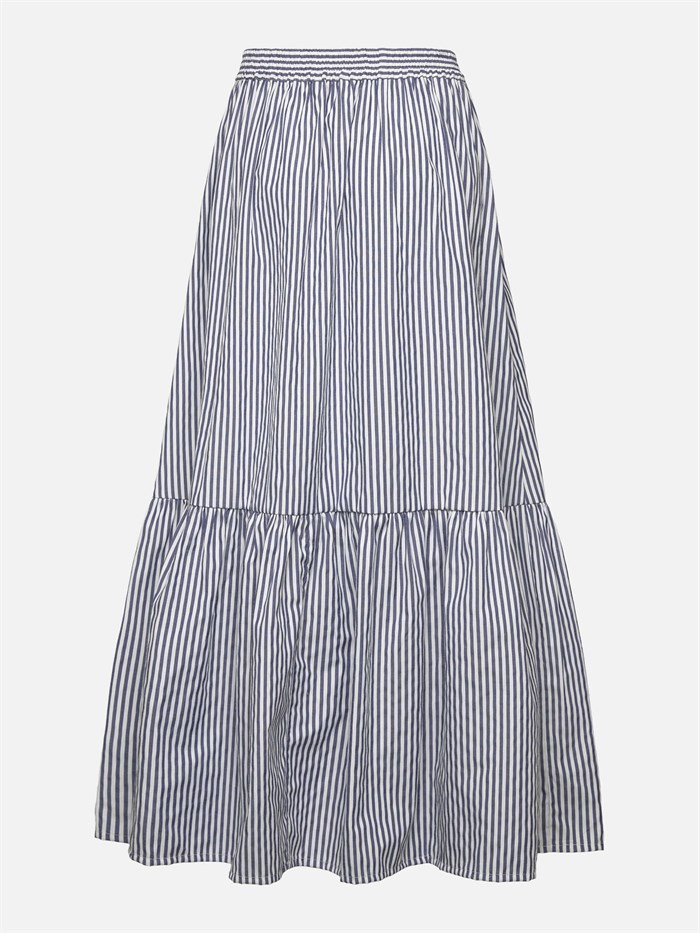 Rosemunde Ivy long skirt - Navy stripe