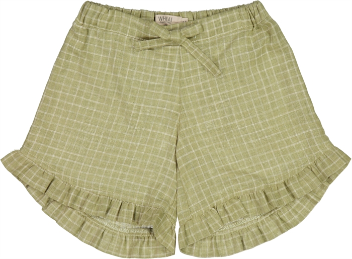 Wheat shorts Dolly - Green Check