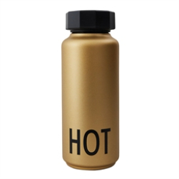 Design Letters thermo bottle (gold)