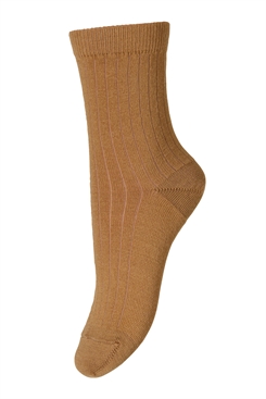MP Wool Rib socks - Wood Thrush