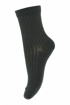 MP Wool Rib socks - Dusty Ivy