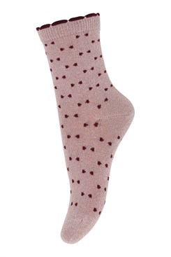 MP Bea glitter socks - Rose Grey