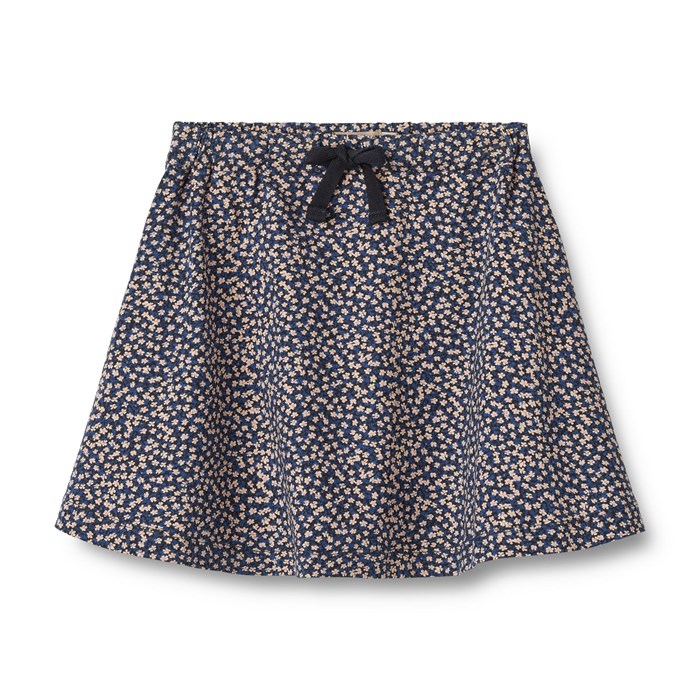 Wheat skirt Rosie - Blue flowers