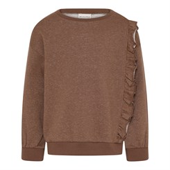 Minymo sweatshirt LS - Cacao brown