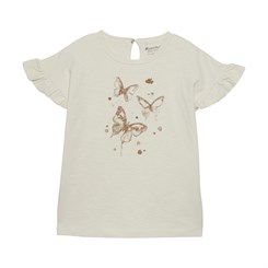 Minymo T-shirt SS - Seedpearl