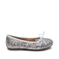 Bisgaard Lucy ballarina - Silver glitter