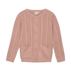 Minymo Cardigan LS knit - Peach Beige
