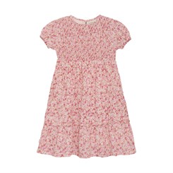 Minymo Dress SS AOP - Pink Dogwood