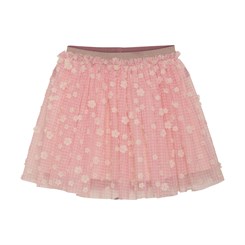 Minymo Skirt AOP - Pink Dogwood