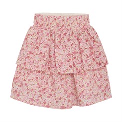 Minymo Skirt AOP - Pink Dogwood