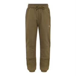 Minymo sweat pants w/quilt - Dark olive