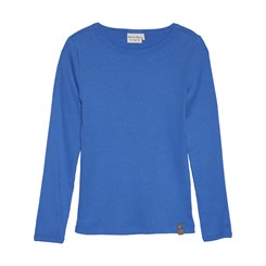 Minymo T-shirt rib LS - Victoria Blue 