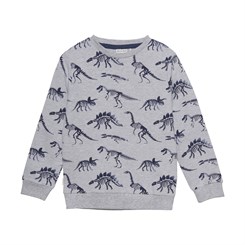 Minymo sweatshirt LS - Medium grey melange