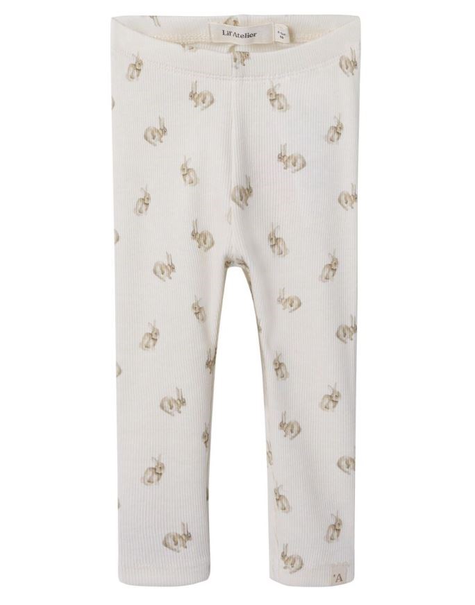 Lil\' Atelier Lavo slim leggings - Turtledove rabbit