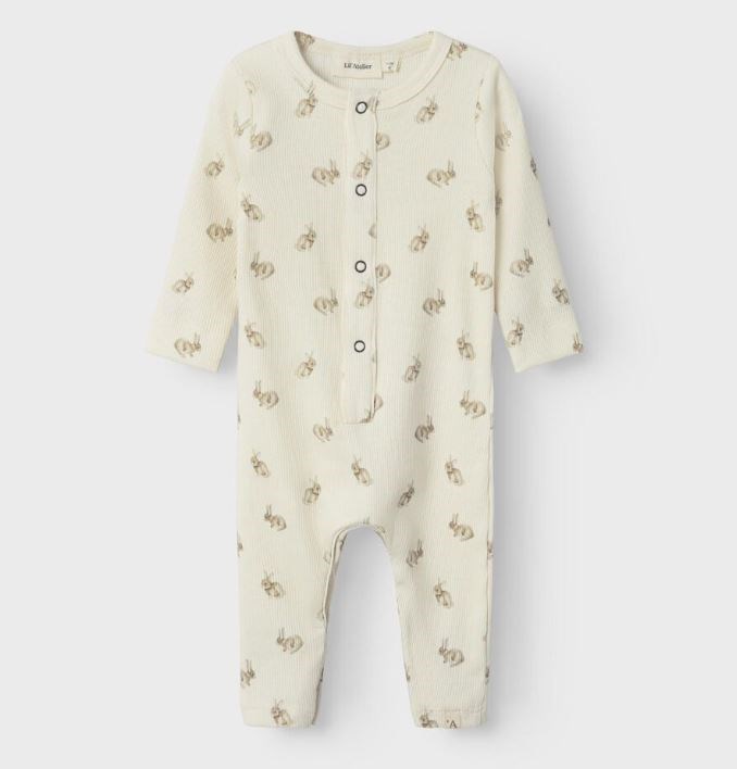 Lil\' Atelier Lavo LS slim suit - Turtledove rabbit