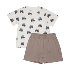 Minymo 2-pak shorts/t-shirt - Snow White