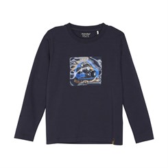 Minymo T-shirt LS - Parisian Night