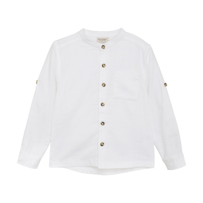 Minymo shirt LS - Bright White