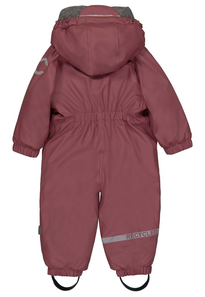 Mikk-Line PU snowsuit - Rose Brown