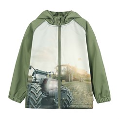 Minymo softshell jacket - Deep Lichen Green