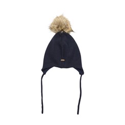 Minymo hat w/fake fur - Parisian Night