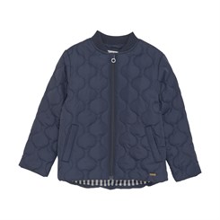 Minymo quilt jacket - Blue night