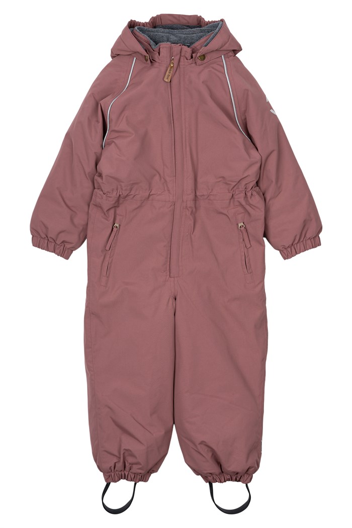 Mikk-Line Junior snowsuit Solid - Rose Brown