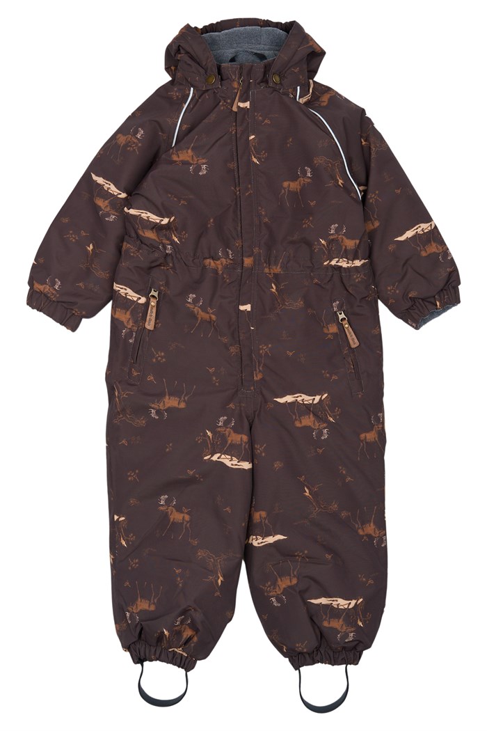 Mikk-Line snowsuit AOP - Molé