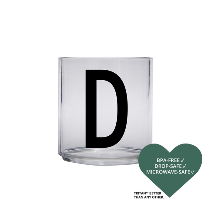 Design Letters Personal tritan drinking glass (D)