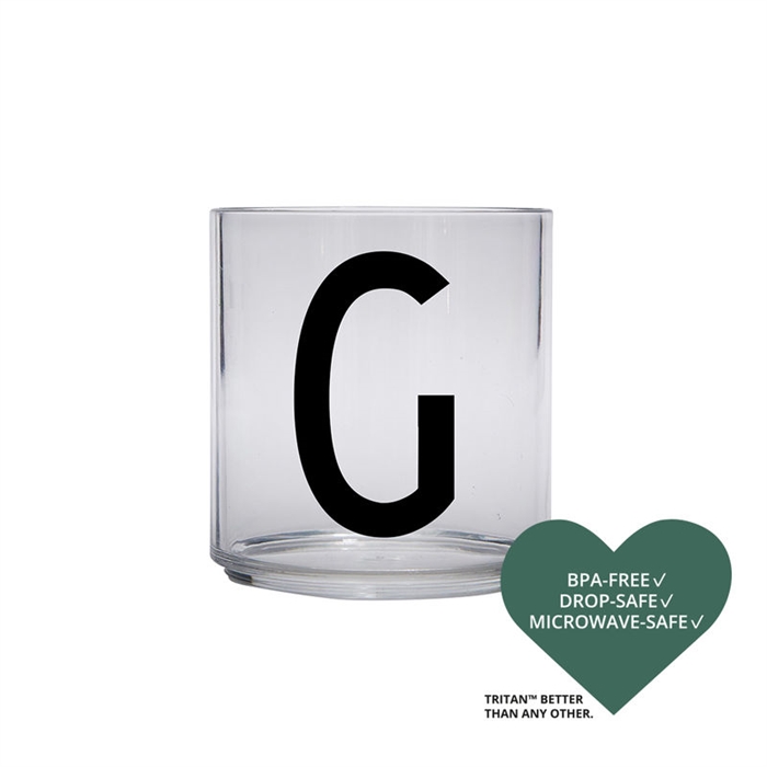 Design Letters Personal tritan drinking glass (G)