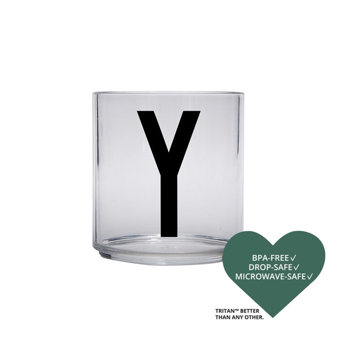 Design Letters Personal Tritan drinking glass (Y)