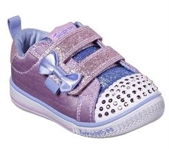 Skechers Girls Twinkle Play - Sparkle sprinter - Pink Blue (blinke sneakers)