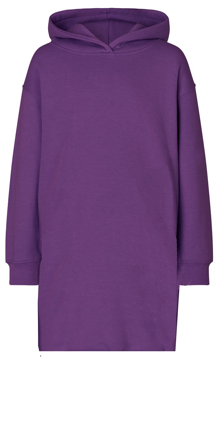 Rosemunde hoodie dress - Petunia purple