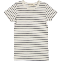 MarMar Tago rib t-shirt SS - Stormy Blue stripes