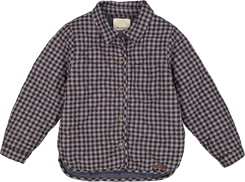 MarMar Tommy quilted Shirt jacket - Espresso Check