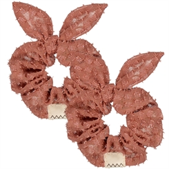 MarMar Agata scrunchies 2-Pak - Gooseberry Rose shimmer