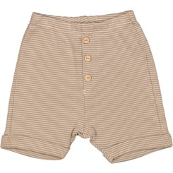 MarMar Paxton Shorts - Modal stripe - Sandstone stripe