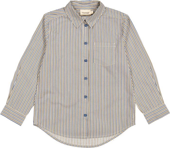 MarMar Tommy Shirt - Ocean stripes