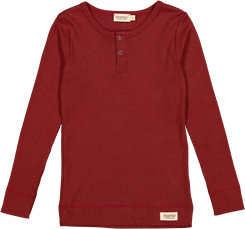 MarMar Modal Tee LS - Hibiscus Red