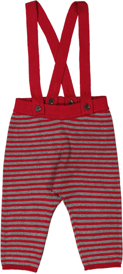 MarMar Pirol knit pants - Hibiscus Red Stripe