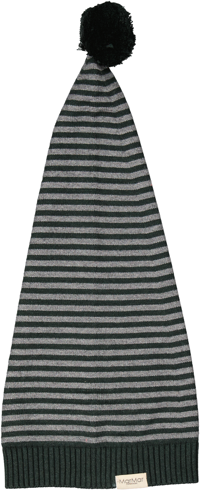 MarMar Alfen nissehue - Dark Leaf Stripe