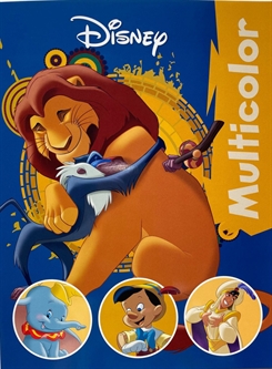 Disney Multicolor farvebog - Løvernes konge