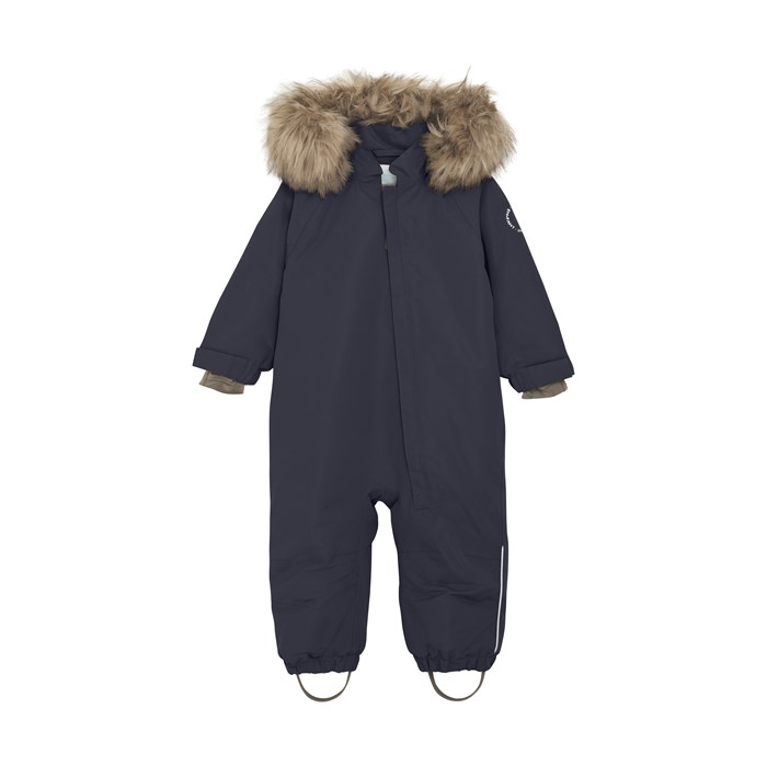 En Fant Baby Snowsuit W. Fake Fur - Parisian Night