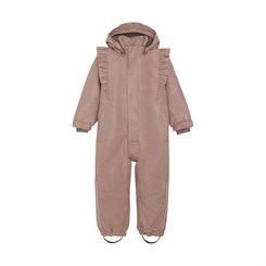 En Fant Snowsuit W. Frill - Burlwood