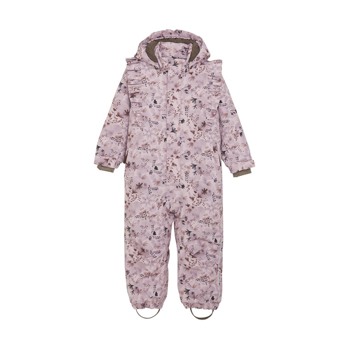 En Fant Snowsuit W. Frill - Burnished Lilac