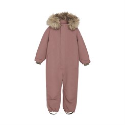 En Fant Snowsuit W. Fake fur - Burlwood